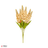 Artificial Delphinium Flower Bunch – 60cm | Beige | Decorative Stick for Home & Events | Pack Of 1