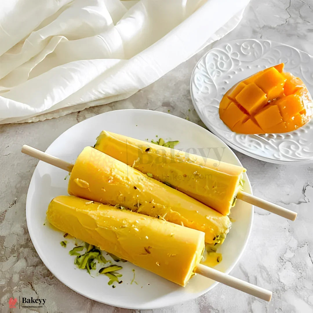 Big Aluminium Kulfi Mould Set with Lids – Traditional Cone Shape | Traditional Cone Shape for Homemade Kulfi| 1 Piece