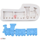 520 Train-Themed  Fondant Mould - 1 Piece