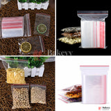 6X8inch Heavy-Duty Zip Lock Bags – Transparent Resealable Pouches for Food, Storage & Packaging | Multipurpose Zip Lock Plastic Bags | Pack Of 100