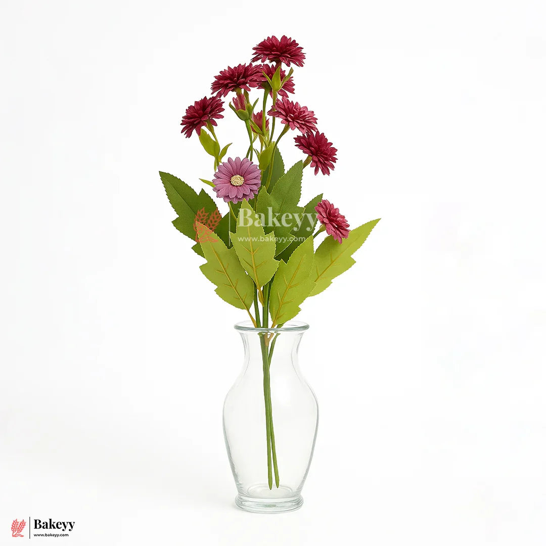 Artificial Daisies Flower Bunch – 35cm | Lavender Purple | Decorative Stick for Home & Events | Pack Of 1 - Bakeyy.com - India - Artificial Daisies Flower Bunch – 35cm | Lavender Purple | Decorative Stick for Home & Events | Pack Of 1 - Default Title