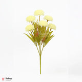 Artificial Chrysanthemum Flower Bunch – 37cm | Decorative Stick for Home & Events | Pack Of 1