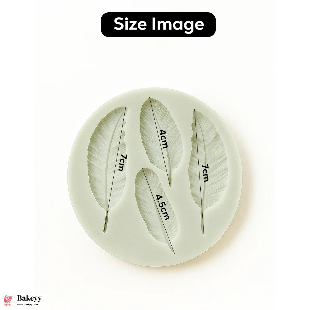 112 | Feather Leaf Silicone Mould - 1 Piece