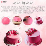 Bakehaven Red Sugar Paste – Premium Fondant for Cake Decoration & Coating | 1kg Smooth & Ready-to-Use Dough