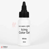 Sugarin White Icing Color Gel – 30ml | Vibrant Food Gel Color for Cakes, Fondant & More - Bakeyy.com - India - Sugarin White Icing Color Gel – 30ml | Vibrant Food Gel Color for Cakes, Fondant & More - Default Title