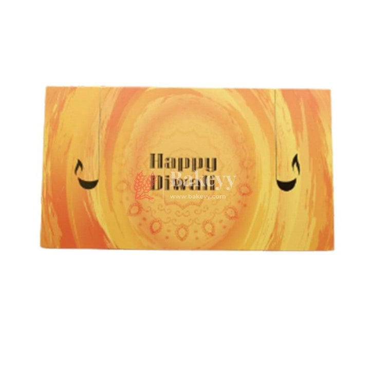 Yellow Color Chocolate Box For 18 Cavity | Gift Box | Multipurpose Box | Diwali Special | Pack Of 10 - Bakeyy.com