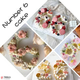 Silicone Number 6 Cake Mold – Non-Stick, Heat Resistant, Multipurpose Baking Mould  (Pack Of 1)