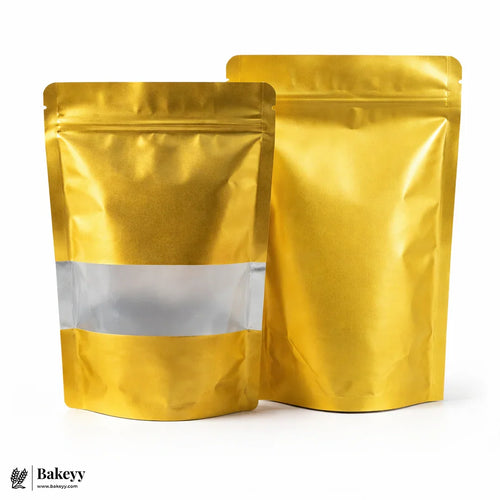 Zip Lock Pouch With Window - Stand Up | Colored