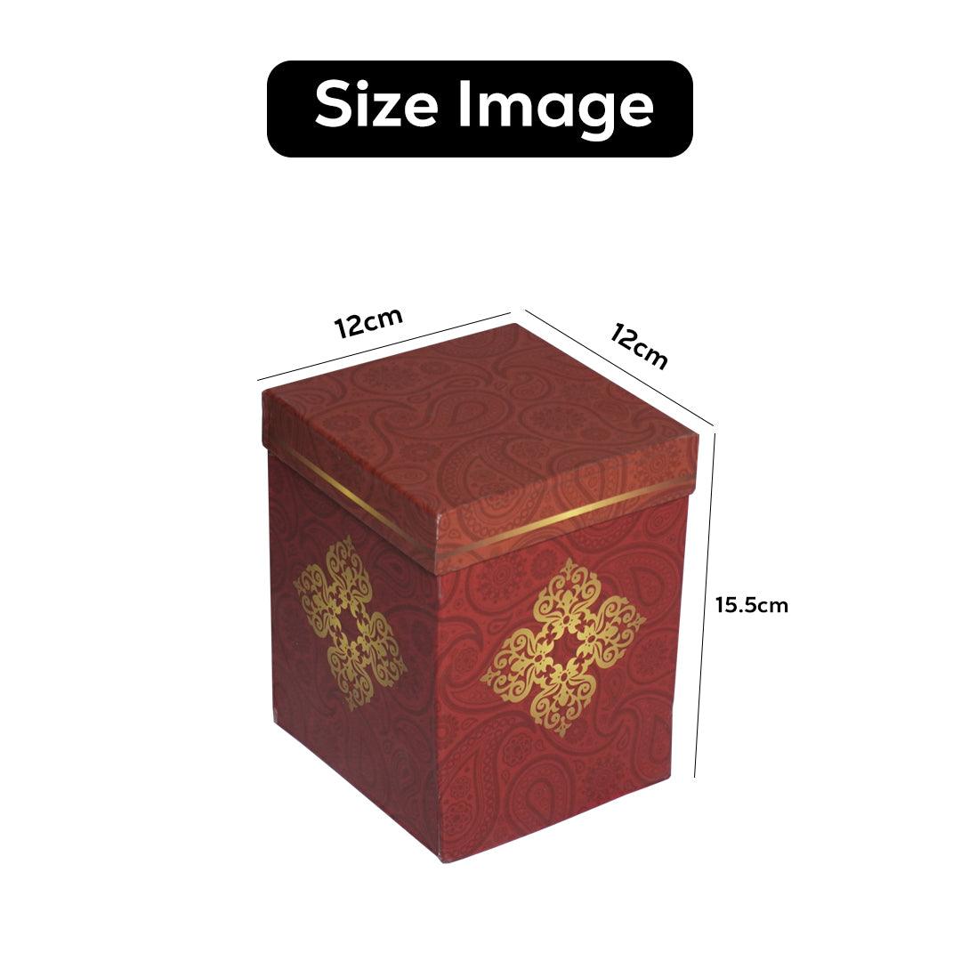 12x15.5x12cm | Regal Festive Chocolate Box – Multi-Layer Designer Gift Packaging - Bakeyy.com - India - 12x15.5x12cm | Regal Festive Chocolate Box – Multi-Layer Designer Gift Packaging - Default Title