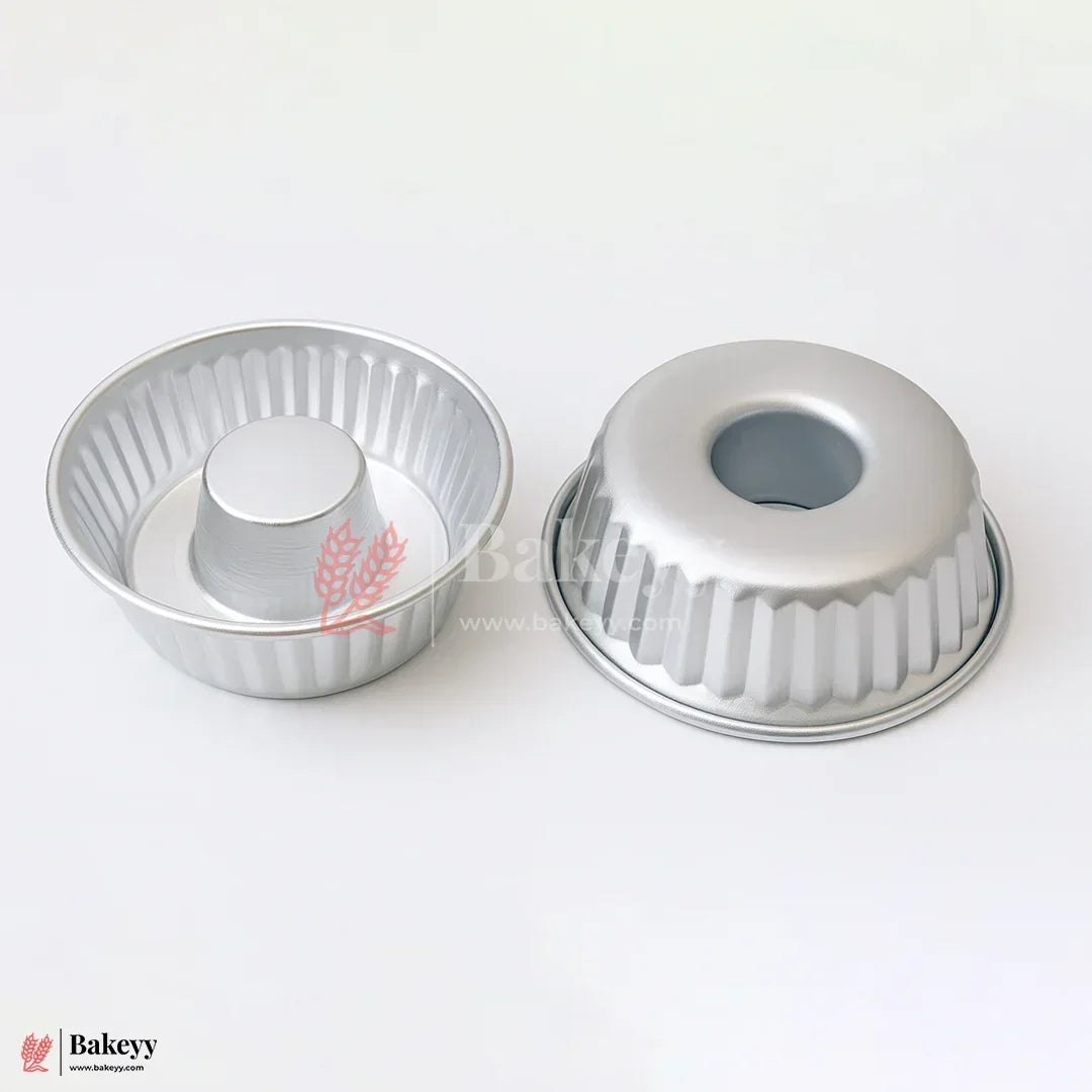 Aluminium Bundt Cake Mold | 9-Inch Ring Style Cake Tin - Bakeyy.com - India - Aluminium Bundt Cake Mold | 9-Inch Ring Style Cake Tin - Default Title